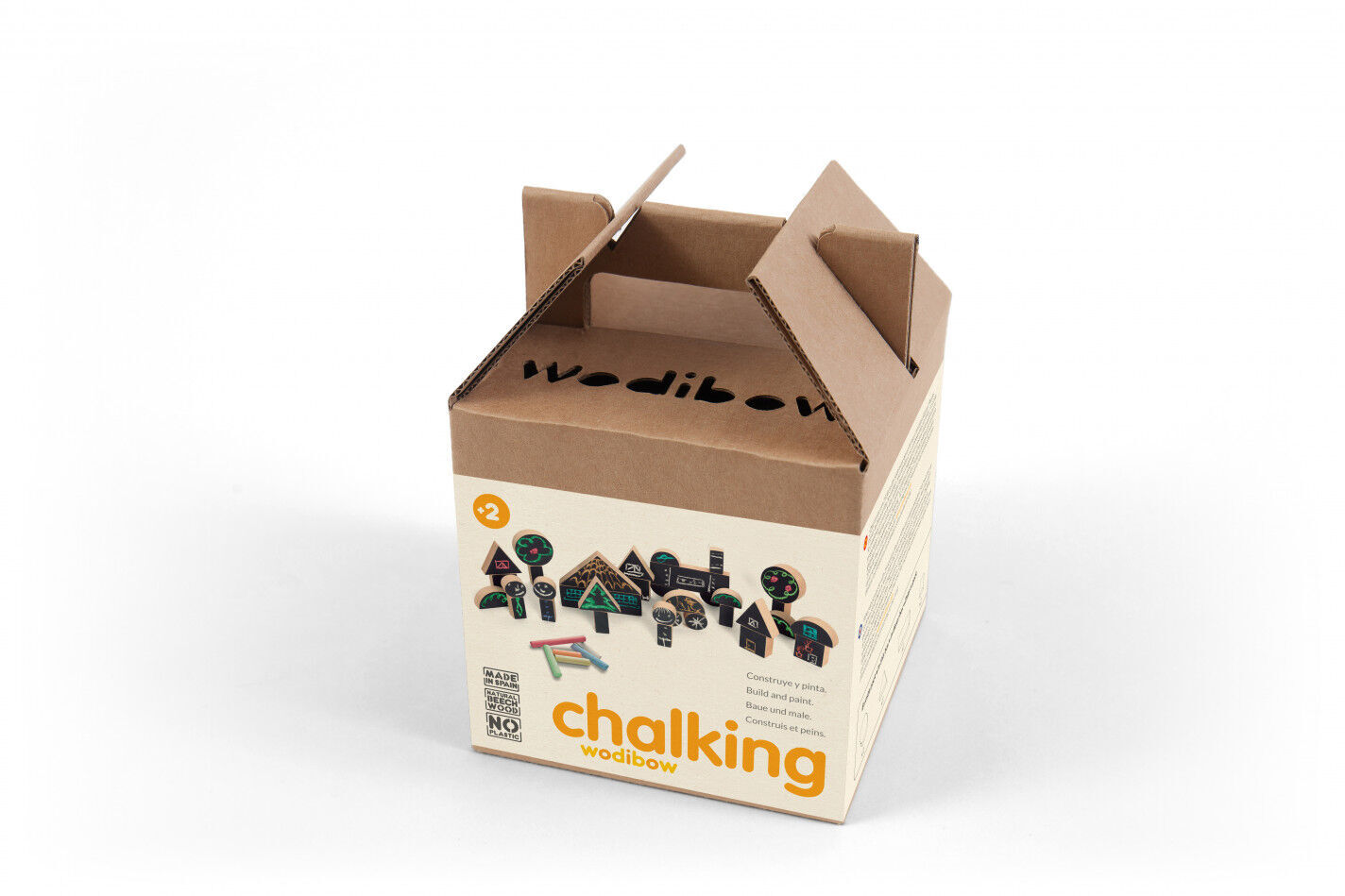 Construcci&oacute; Wodibow Chalking fusta