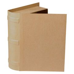 Caja Libro papel maché Décopatch