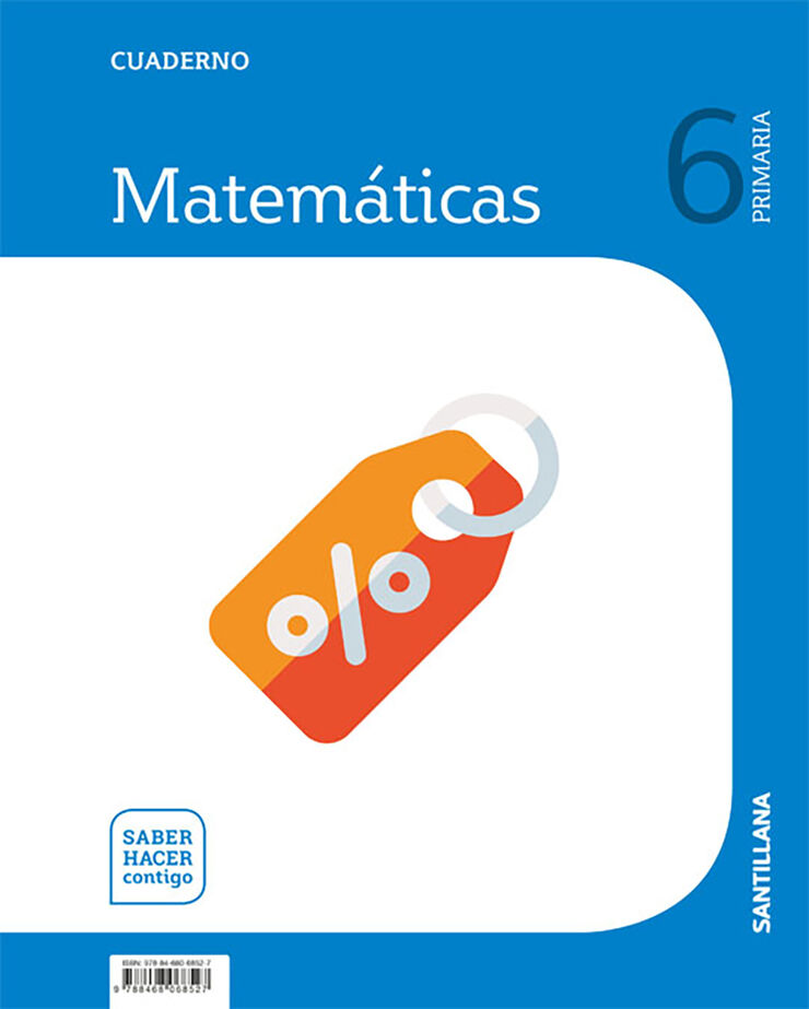 Matemticas-Cuaderno/Shc/21 Primria 6 Santillana Text 9788468068527
