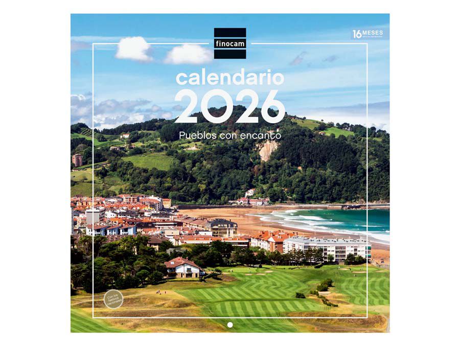 Calendari paret Finocam 30x30 2026 Pueblos con encanto castell&agrave;