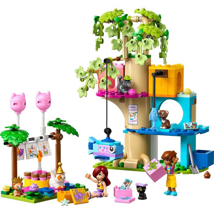 LEGO® Friends Fiesta de Cumpleaños y Casa del Árbol Felina 42666