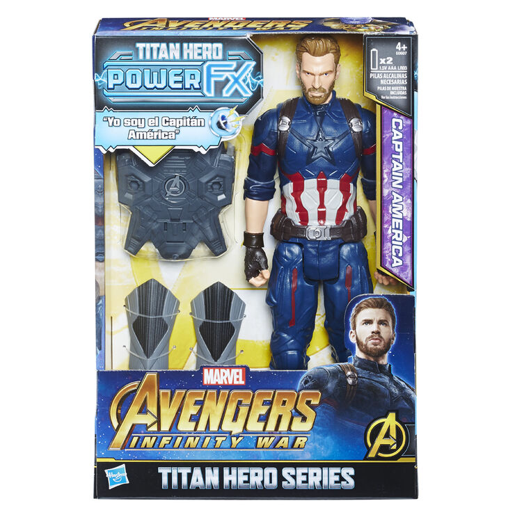 Figura Capitán América Titan Power FX 30cm