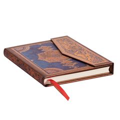 Agenda Paperblanks Safavid Índigo Midi sem/vista castellano 2025