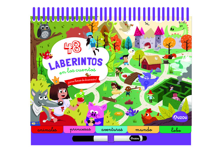 48 laberintos en los cuentos ¡para horas de diversión!