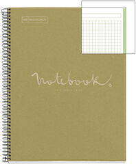 Notebook Miquelrius Emotions Eco A4 80F 80F Verd