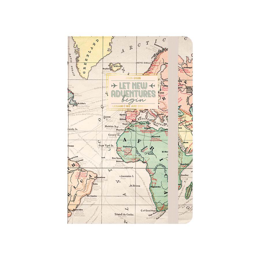 Agenda Legami 16 mesos Small setm/vista multiling&uuml;e 2025-26 Travel