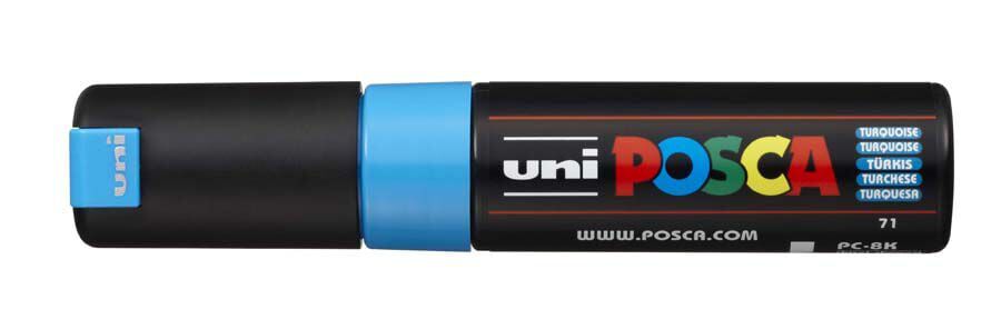 Retolador Posca PC-8K 8mm turquesa
