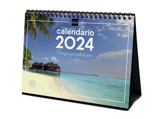 Calendario sobremesa Finocam 2024 Paisaje Paraiso cas