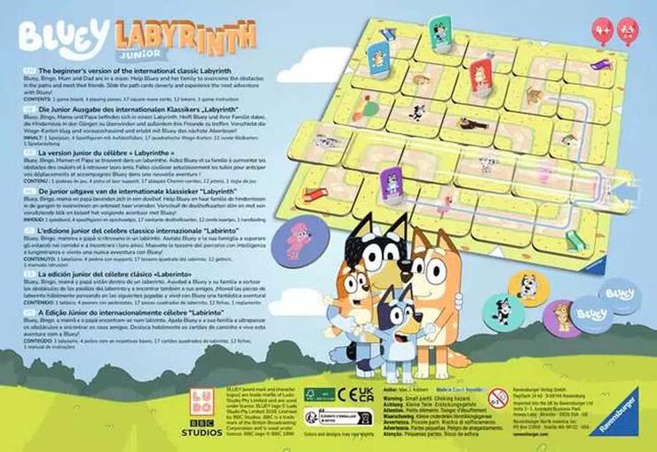 Laberinto Junior Bluey