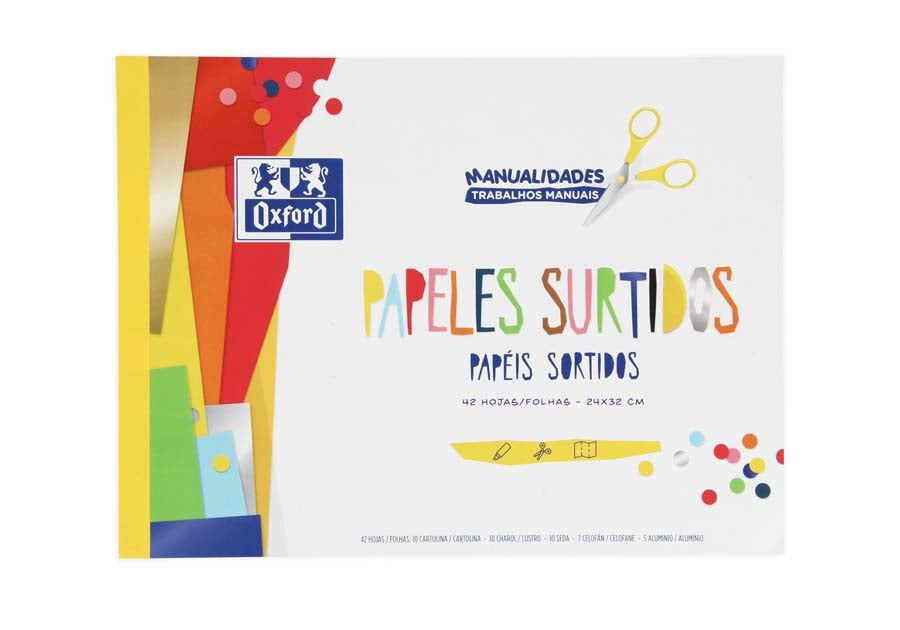 Bloc paper manualitats variats A4 Oxford 42 fulls