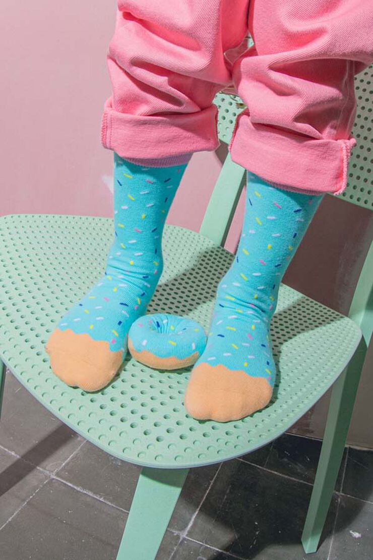 Calcetines Eat My Socks Kids Donut Azul