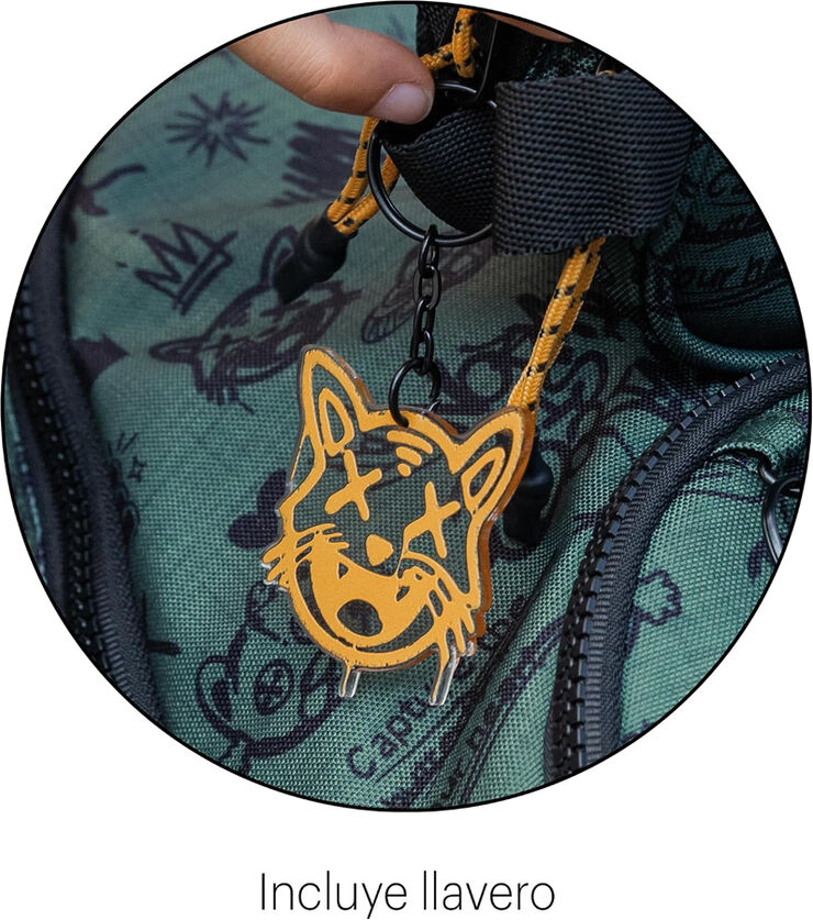 Mochila Triple MQR Oslo Not Boring Verde