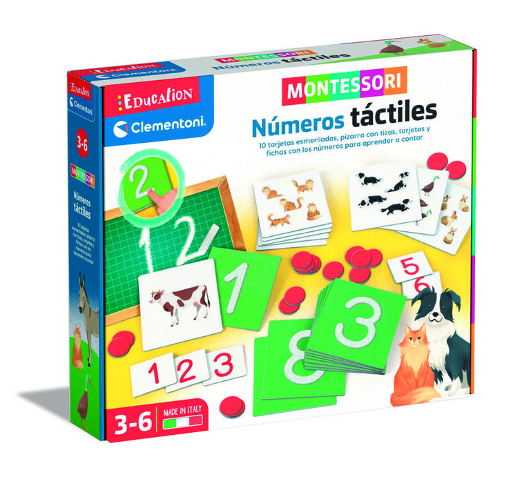 Montessori N&uacute;meros T&aacute;ctiles