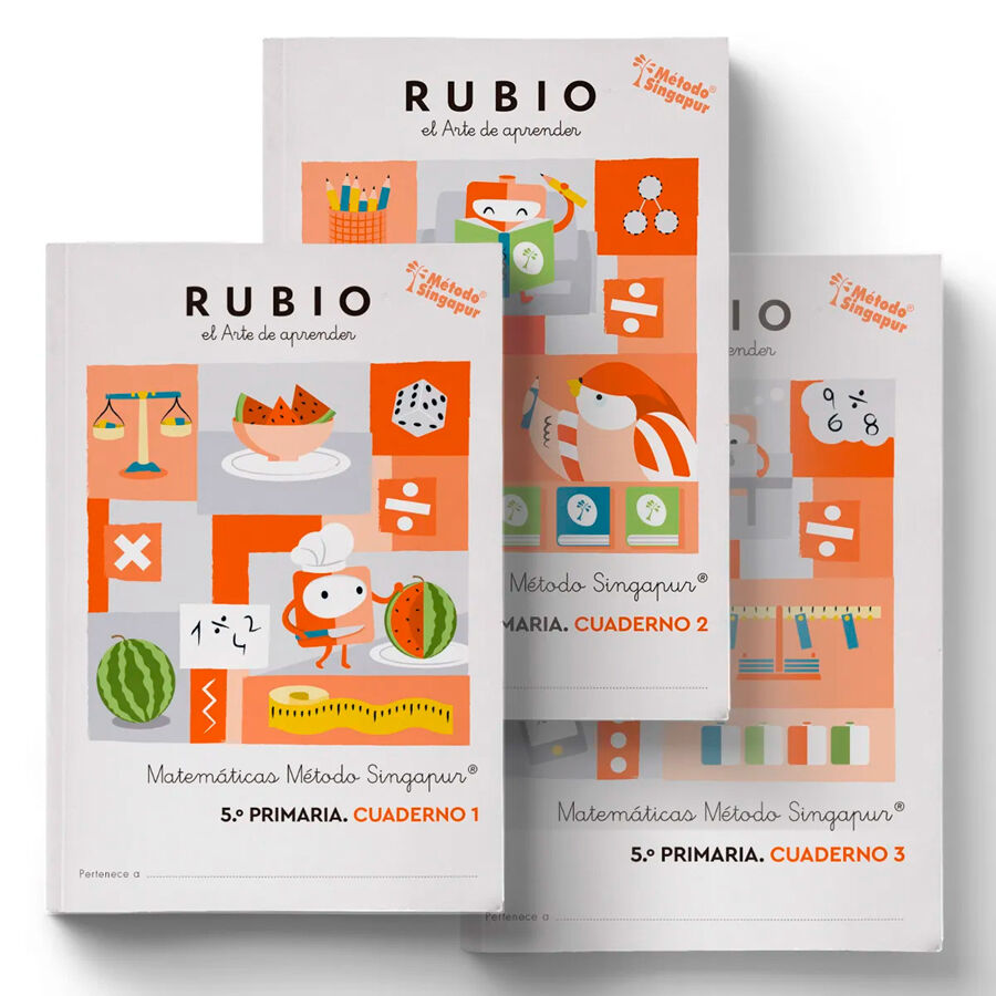 Pack Matem&aacute;ticas M&eacute;todo Singapur 5.&ordm; Primaria