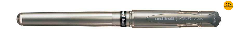 Retolador Signo Uni UM-153 1mm plata