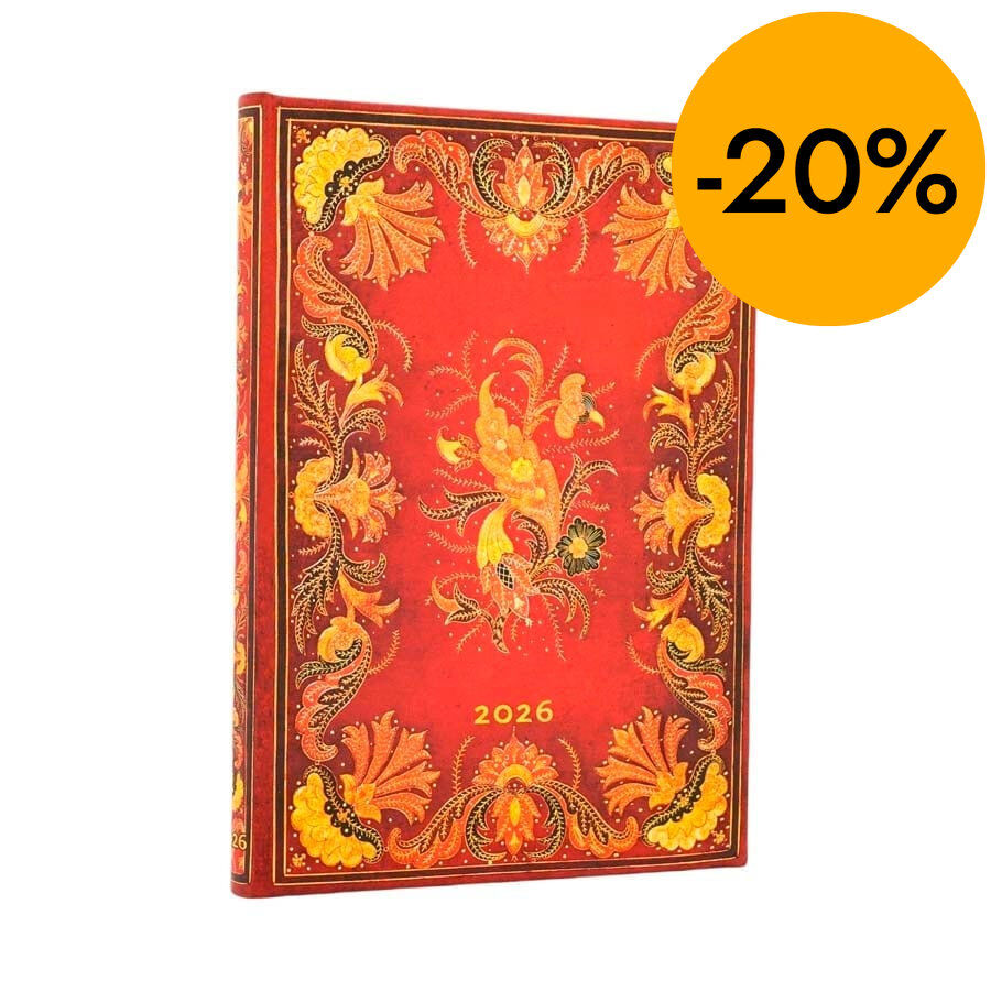 Agenda Paperblanks Fiammetta Midi apa&iuml;sada setm/vista cas 2026