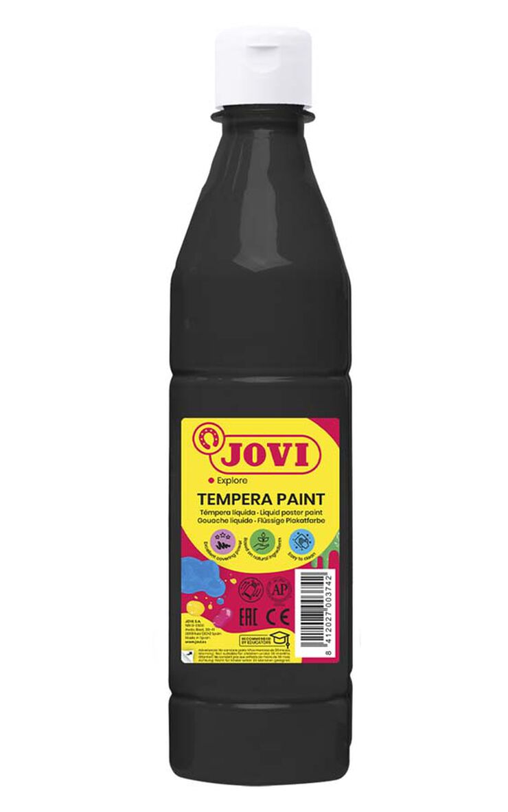 T&eacute;mpera Jovi 500ml negro