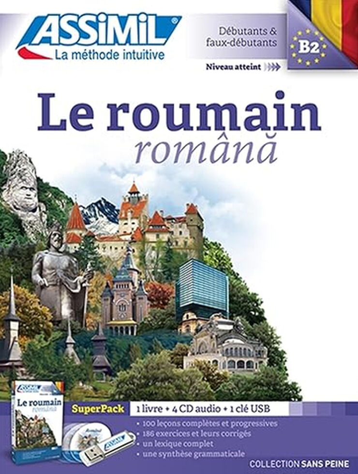 ASSIMIL Roumain A1 B2/Superpack 4CD+USB