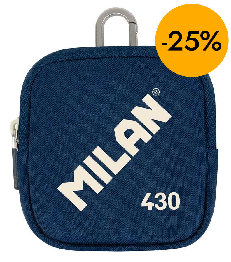Moneder Mini Milan 430 Since 1918 blau