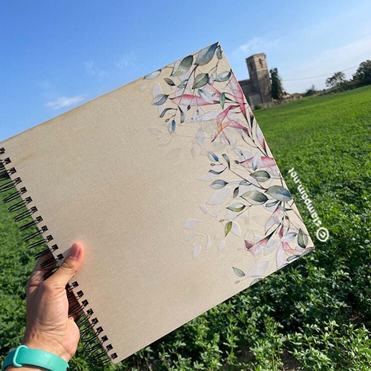 &Agrave;lbum Fotos Stampam 30x30 Dolces Flors laterals