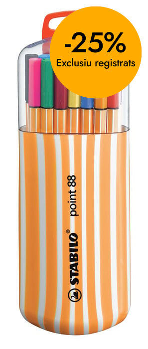 Rotuladores&nbsp;Stabilo&nbsp;Zebrui&nbsp;Point&nbsp;88 20 colores