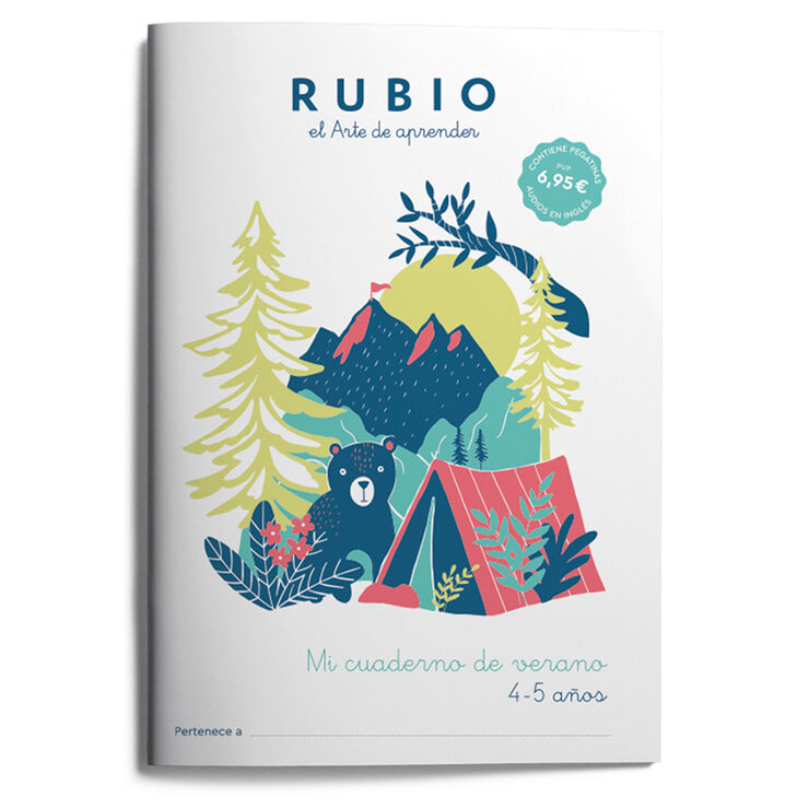 Mi cuaderno de verano 4-5 años Rubio