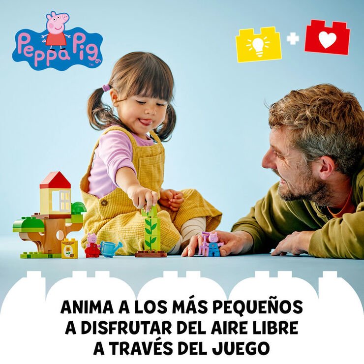 LEGO® DUPLO Peppa Pig Jardín y Casa del Árbol de Peppa Pig 10431