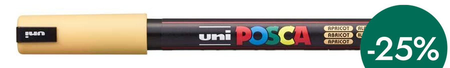 Rotulador Posca PC-1MR 0,7mm albaricoque