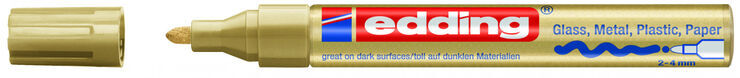 Rotulador permanentes Edding 750 oro
