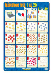 Lamina Educativa Numeros Del 1 Al 20
