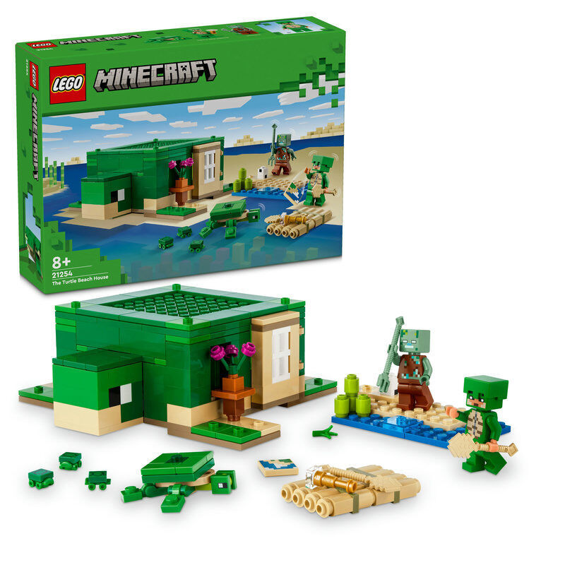 LEGO&reg; Minecraft La Casa-Tortuga de la Playa 21254