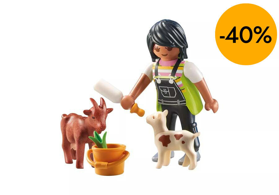 Playmobil Mujer con Cabras 71759