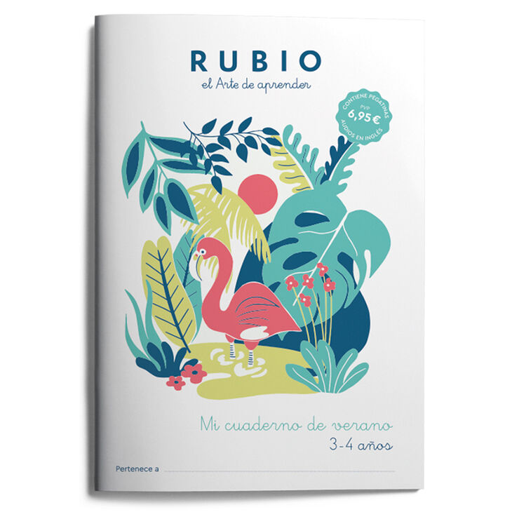 Mi cuaderno de verano 3-4 años Rubio
