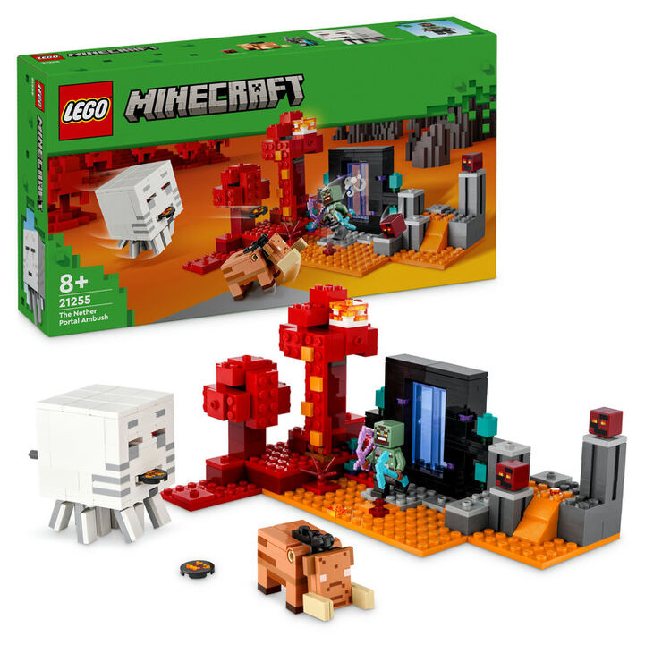 LEGO®  Minecraft La Emboscada al Portal del Nether 21255