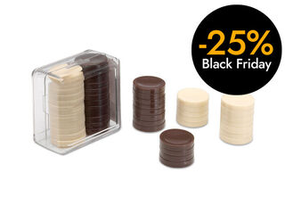 Damas fichas de plástico