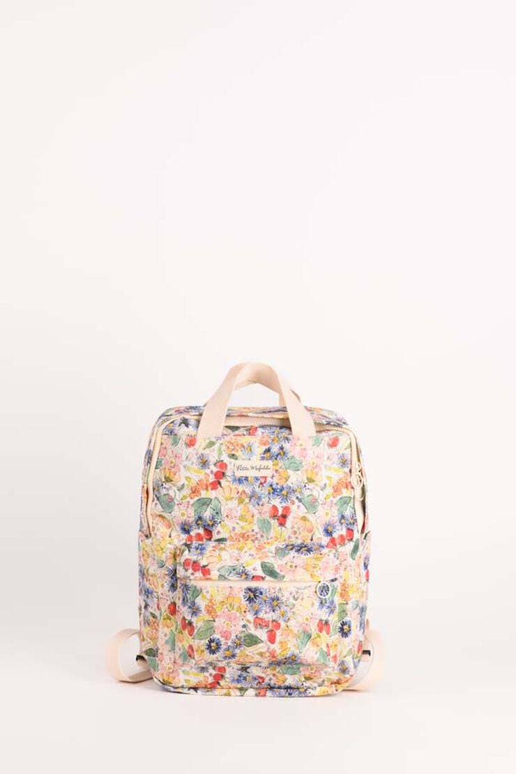 Motxilla Petite Mafalda Flors gran 27x38cm