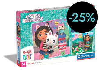 Puzle 3X48 Pc Gabby'S Dollhouse