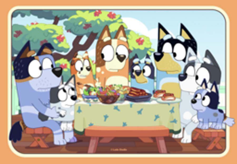 Puzle 2 x 24 piezas Bluey