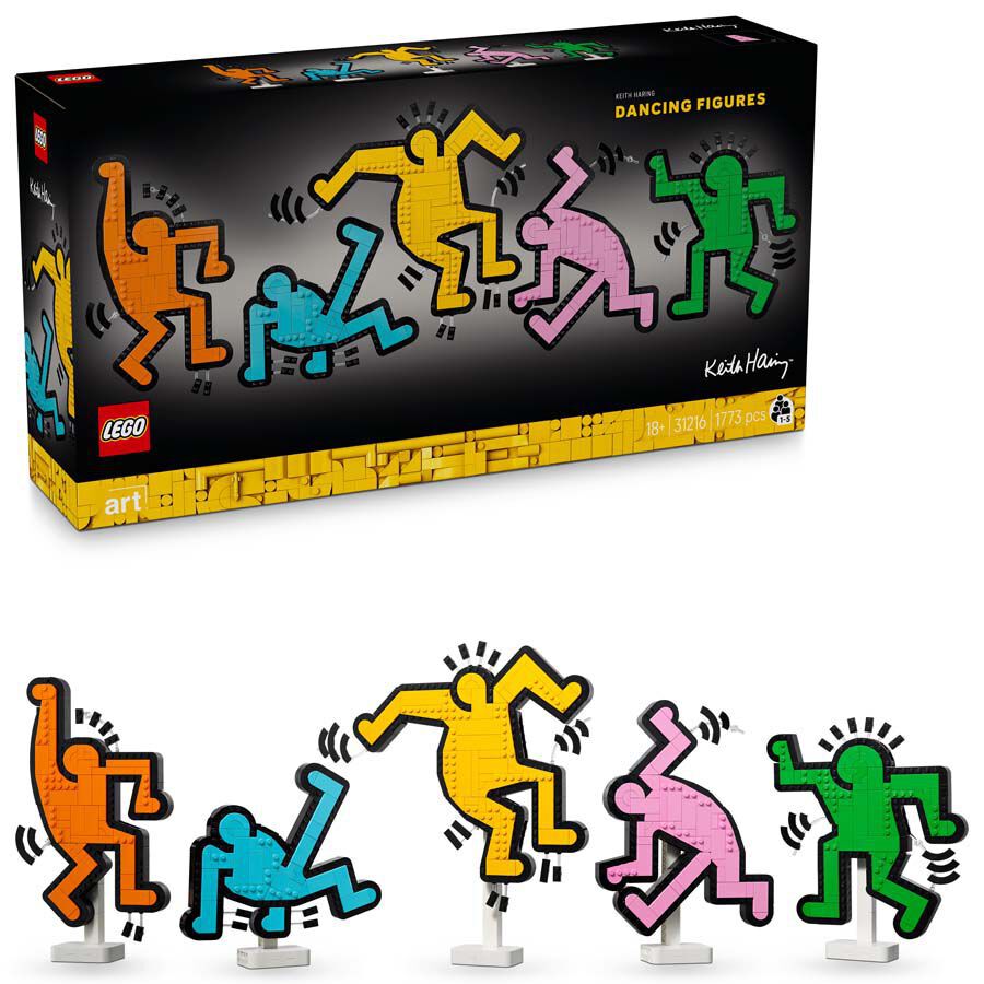 LEGO&reg; ART Keith Haring: Figuras Danzantes 31216