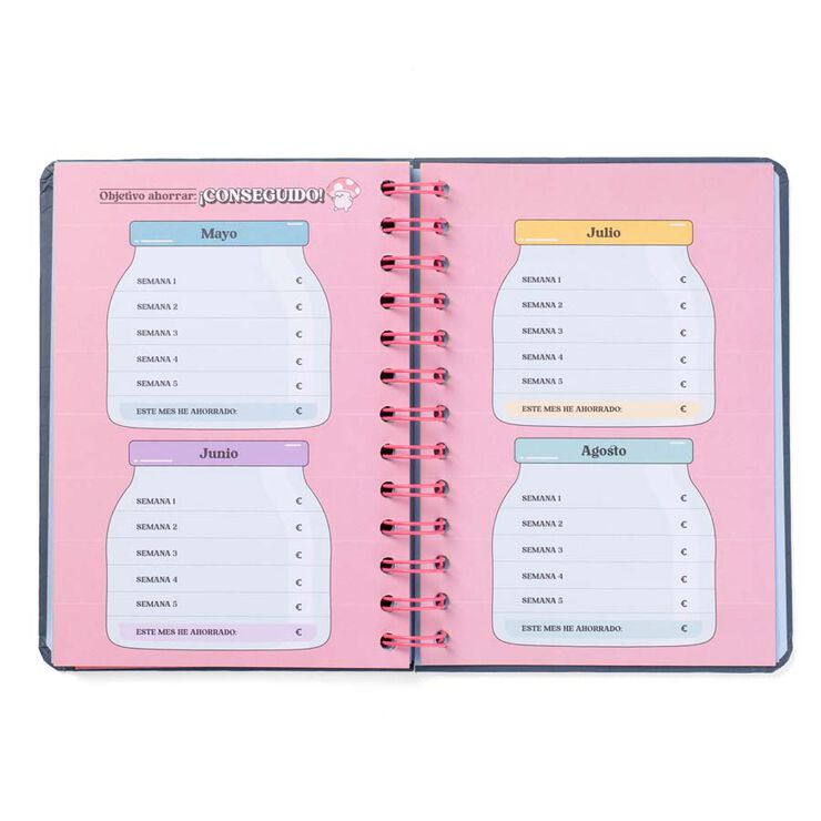 Agenda escolar Mr. Wonderful Wonder Mini sem/vista cas2025-26 Planazos, ilusiones y buenas vibraciones