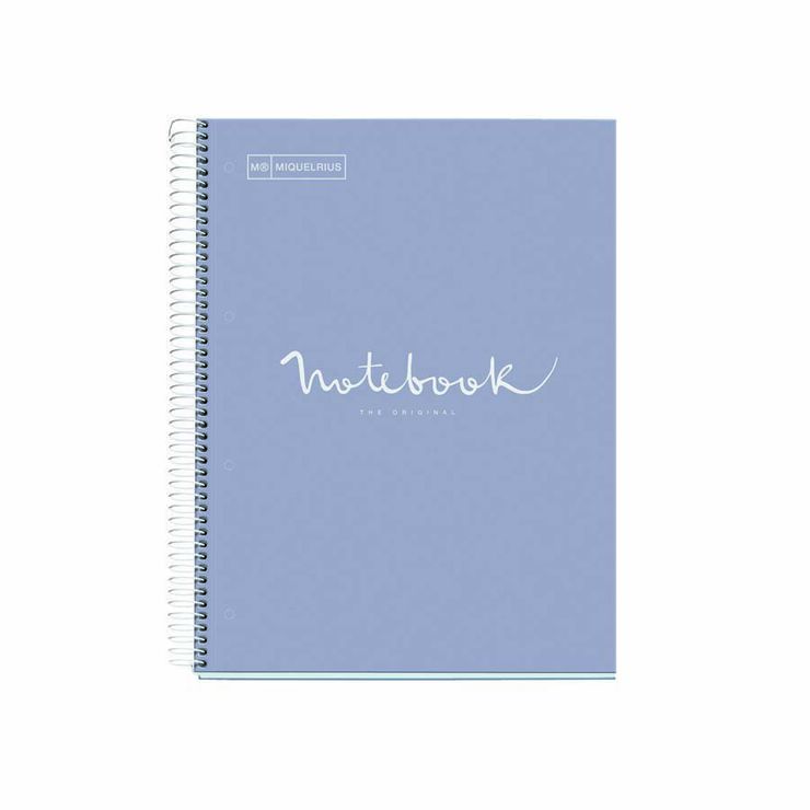 Notebook Miquelrius Emotions A4+ 120 fulls 5x5 gris