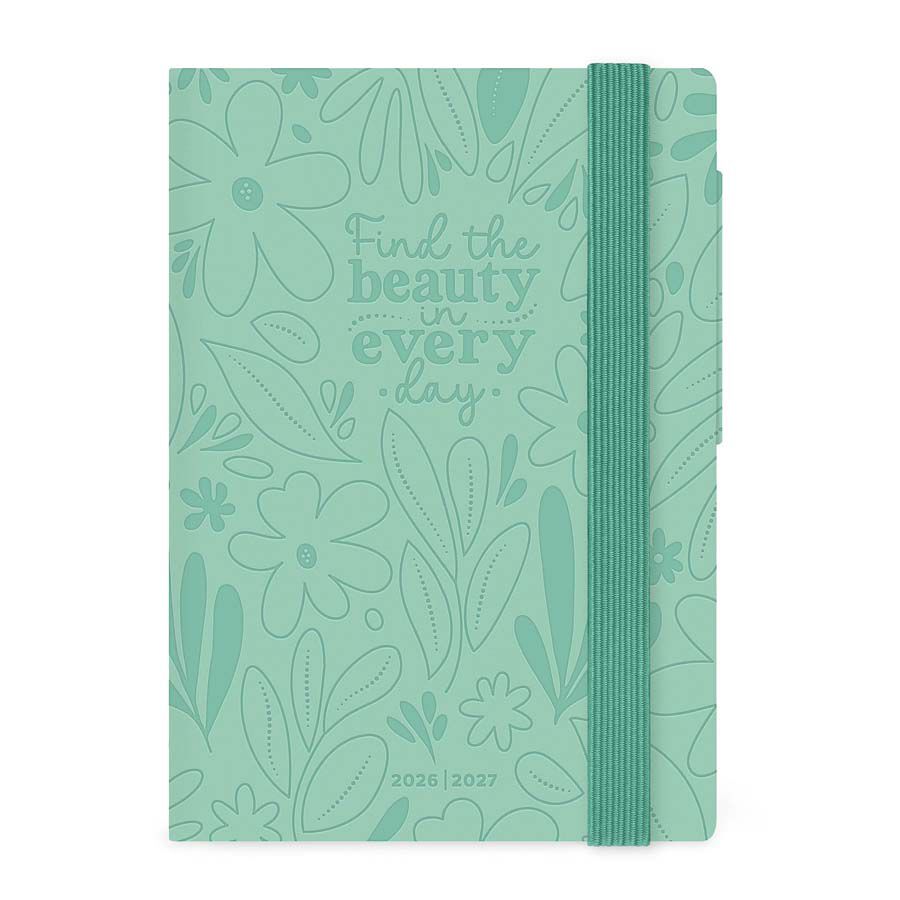 Agenda Legami 16 Meses Small Sem./Vista Multiling&uuml;e 2026-2027 Botanical Garden
