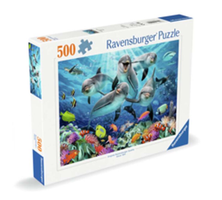 Puzle 500 peces Dofins