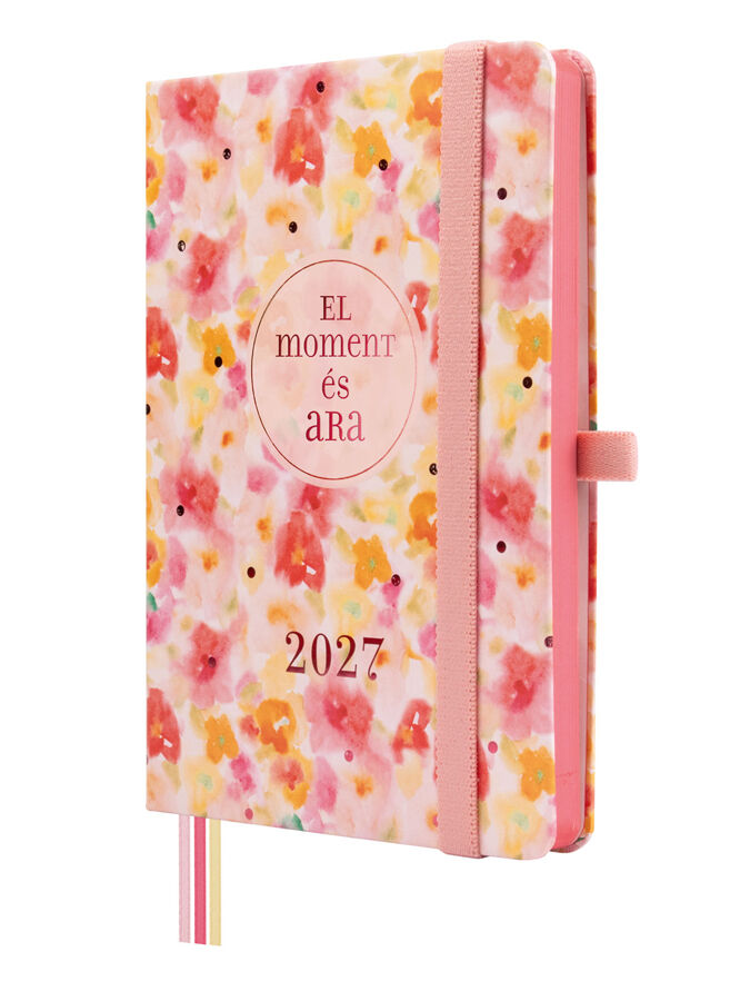 Agenda Finocam Design Semana Vista Horizontal 2027 Catal&aacute;n Lema