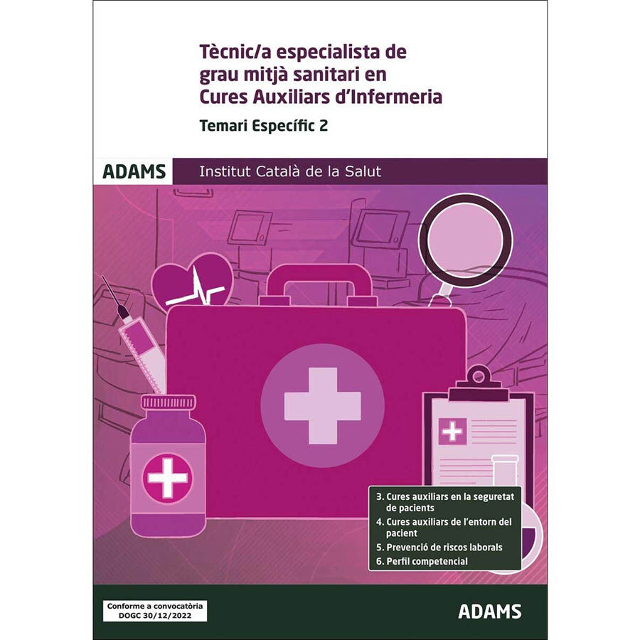 T&egrave;cnic especialista de grau mitj&agrave; sanitari