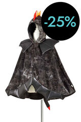 Capa de drac negre 4-7 anys