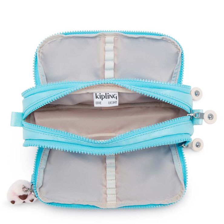 Estuche Kipling Gitroy Sea Blue Met
