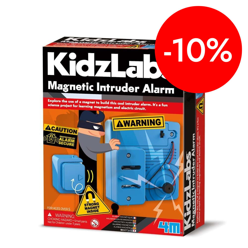 4M Intruder Kidzlabs Alarma magn&egrave;tica per a intrusos