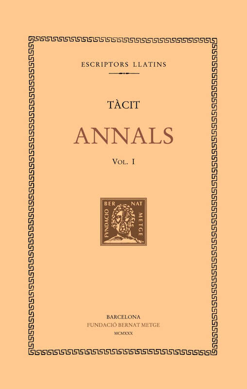 Annals, vol. I: llibres I-II