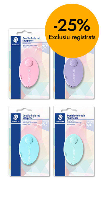 Maquineta amb dip&ograve;sit Staedtler pastel